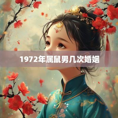 1972年属鼠男几次婚姻