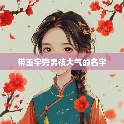 带玉字旁男孩大气的名字