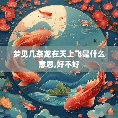 梦见几条龙在天上飞是什么意思,好不好