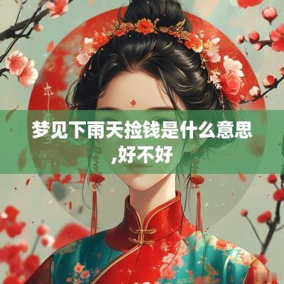 梦见下雨天捡钱是什么意思,好不好