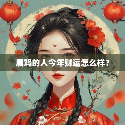 属鸡的人今年财运怎么样? 属鸡的人今年财运怎么样?