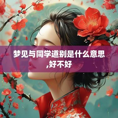 梦见与同学道别是什么意思,好不好