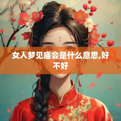 女人梦见庙会是什么意思,好不好