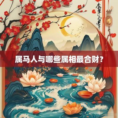 属马人与哪些属相最合财? 属马人与哪些属相最合财?