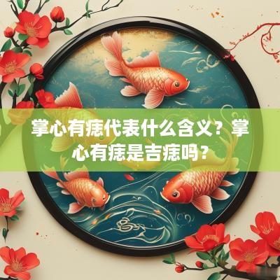 掌心有痣代表什么含义？掌心有痣是吉痣吗？