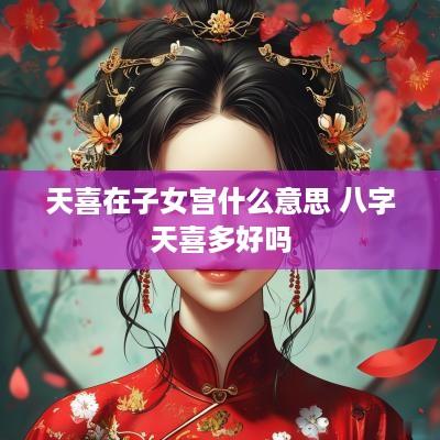 天喜在子女宫什么意思 八字天喜多好吗