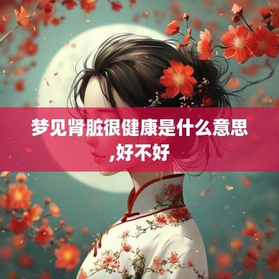 梦见肾脏很健康是什么意思,好不好