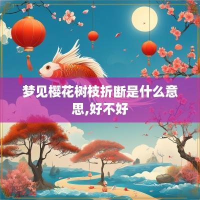 梦见樱花树枝折断是什么意思,好不好