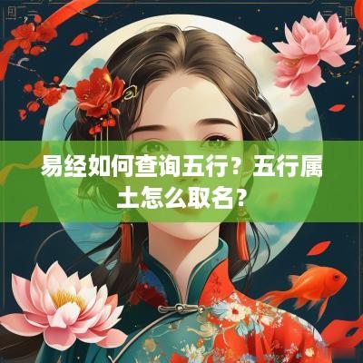 易经如何查询五行？五行属土怎么取名？