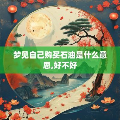 梦见自己购买石油是什么意思,好不好