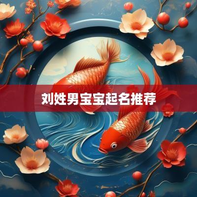 刘姓男宝宝起名推荐