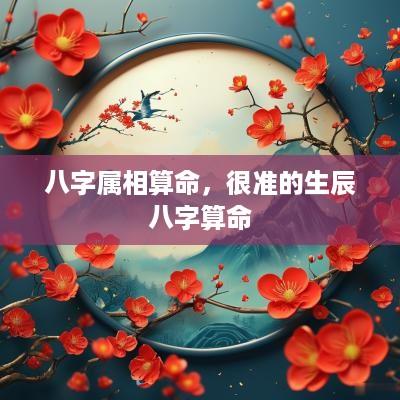 八字属相算命，很准的生辰八字算命