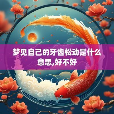 梦见自己的牙齿松动是什么意思,好不好