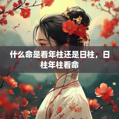 什么命是看年柱还是日柱，日柱年柱看命