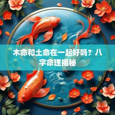 木命和土命在一起好吗？八字命理揭秘