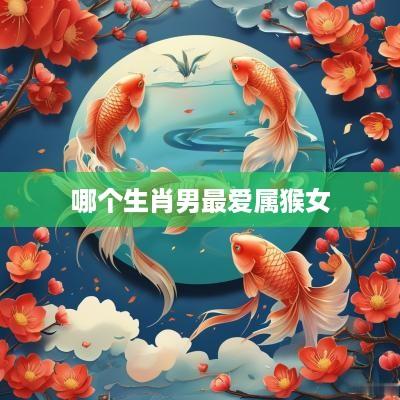 哪个生肖男最爱属猴女