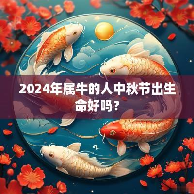 2025年属牛的人中秋节出生命好吗？