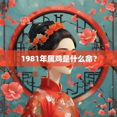 1981年属鸡是什么命？