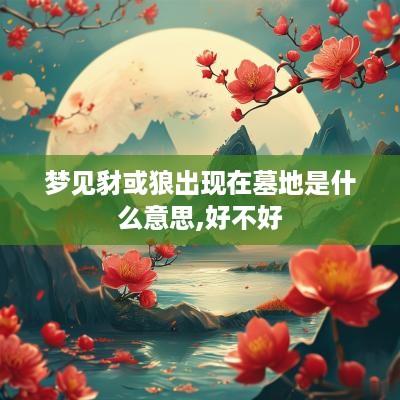 梦见豺或狼出现在墓地是什么意思,好不好