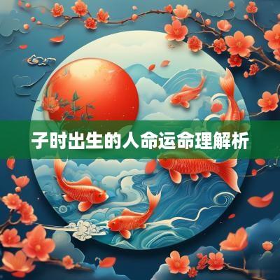 子时出生的人命运命理解析