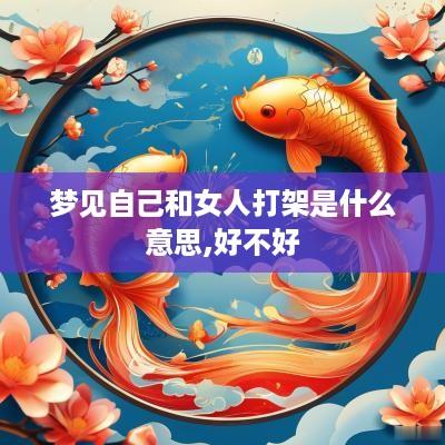 梦见自己和女人打架是什么意思,好不好
