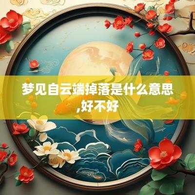 梦见自云端掉落是什么意思,好不好