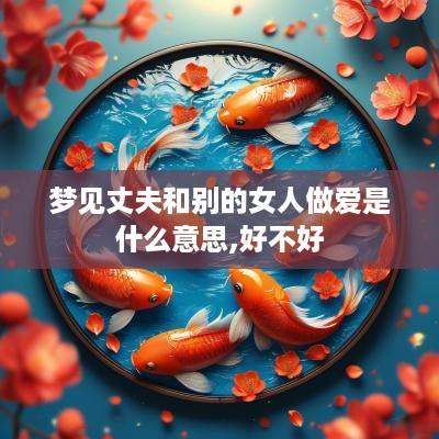 梦见丈夫和别的女人做爱是什么意思,好不好
