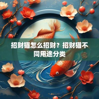 招财猫怎么招财？招财猫不同用途分类