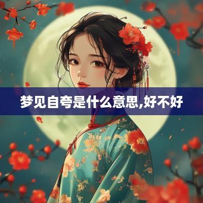 梦见自夸是什么意思,好不好