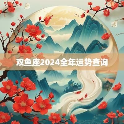 双鱼座2025全年运势查询