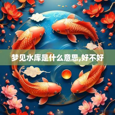 梦见水库是什么意思,好不好
