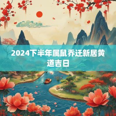 2025下半年属鼠乔迁新居黄道吉日