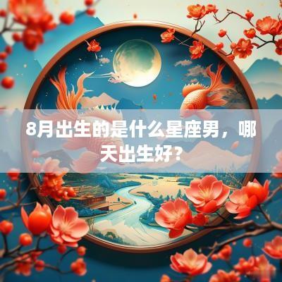 8月出生的是什么星座男，哪天出生好？