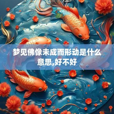 梦见佛像未成而形动是什么意思,好不好