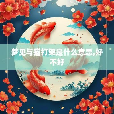 梦见与猫打架是什么意思,好不好