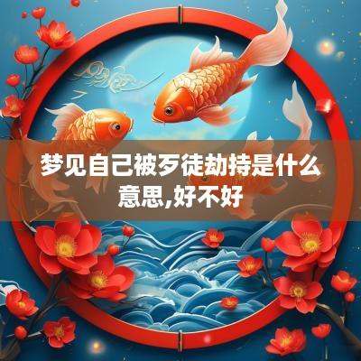 梦见自己被歹徒劫持是什么意思,好不好