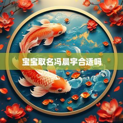 宝宝取名冯晨宇合适吗