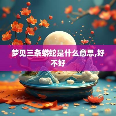 梦见三条蟒蛇是什么意思,好不好