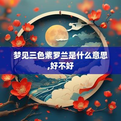 梦见三色紫罗兰是什么意思,好不好