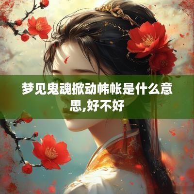 梦见鬼魂掀动帏帐是什么意思,好不好