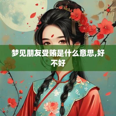 梦见朋友受贿是什么意思,好不好