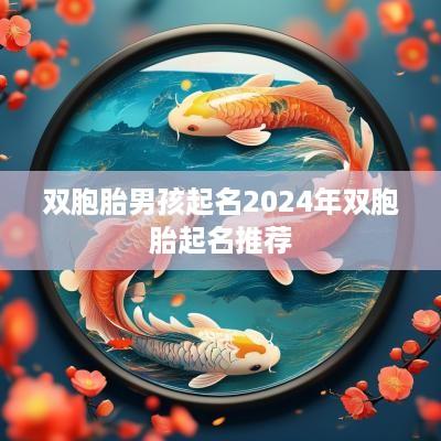 双胞胎男孩起名2025年双胞胎起名推荐