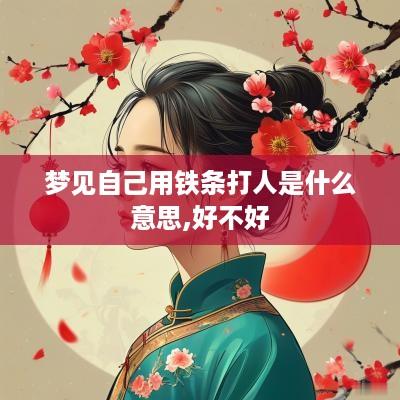 梦见自己用铁条打人是什么意思,好不好