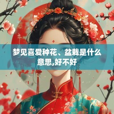 梦见喜爱种花、盆栽是什么意思,好不好