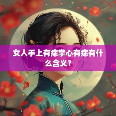 女人手上有痣掌心有痣有什么含义? 女人手上有痣掌心有痣有什么含义?