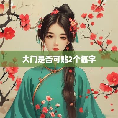 大门是否可贴2个福字
