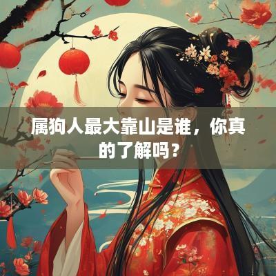 属狗人最大靠山是谁，你真的了解吗？