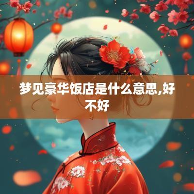 梦见豪华饭店是什么意思,好不好