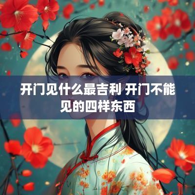 开门见什么最吉利 开门不能见的四样东西