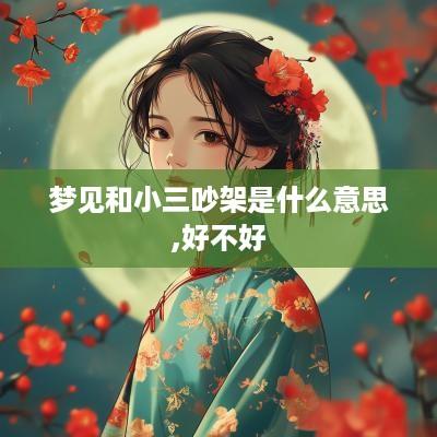 梦见和小三吵架是什么意思,好不好